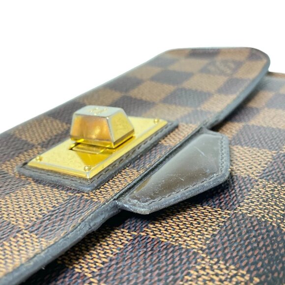 Auth LOUIS VUITTON Portefeuille Roseberry N63017 Ebene Damier - CA1143 - Picture 2 of 12